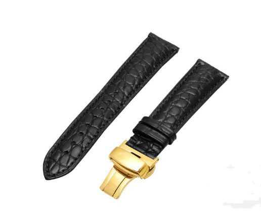 American Round Pattern Leather Strap Genuine Leather Premium Brand
