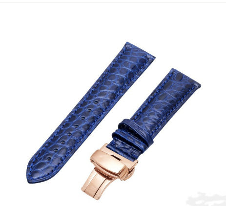 American Round Pattern Leather Strap Genuine Leather Premium Brand