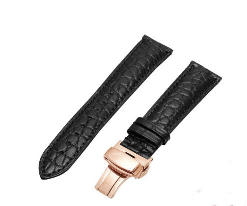 American Round Pattern Leather Strap Genuine Leather Premium Brand