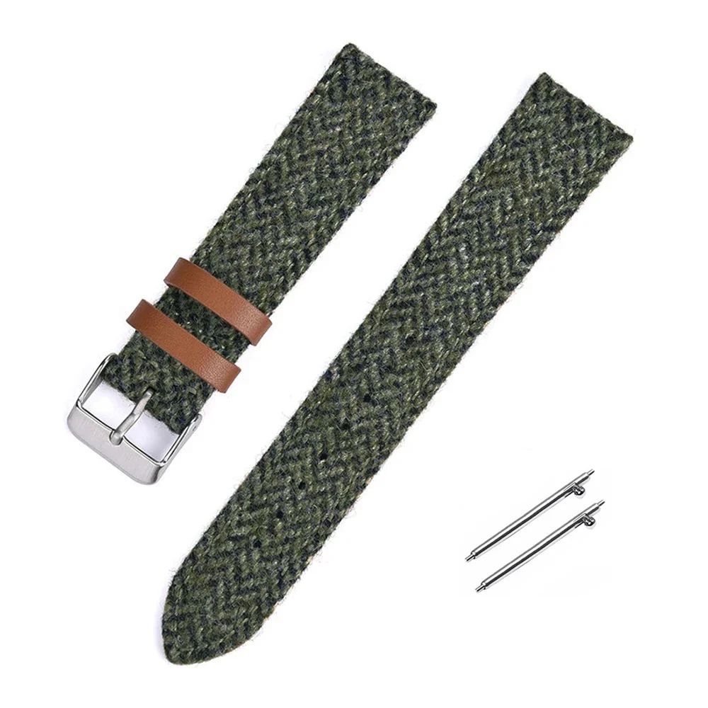 Harris Woolen Fabric Strap 18mm 20mm 22mm
