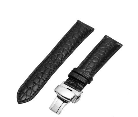 American Round Pattern Leather Strap Genuine Leather Premium Brand