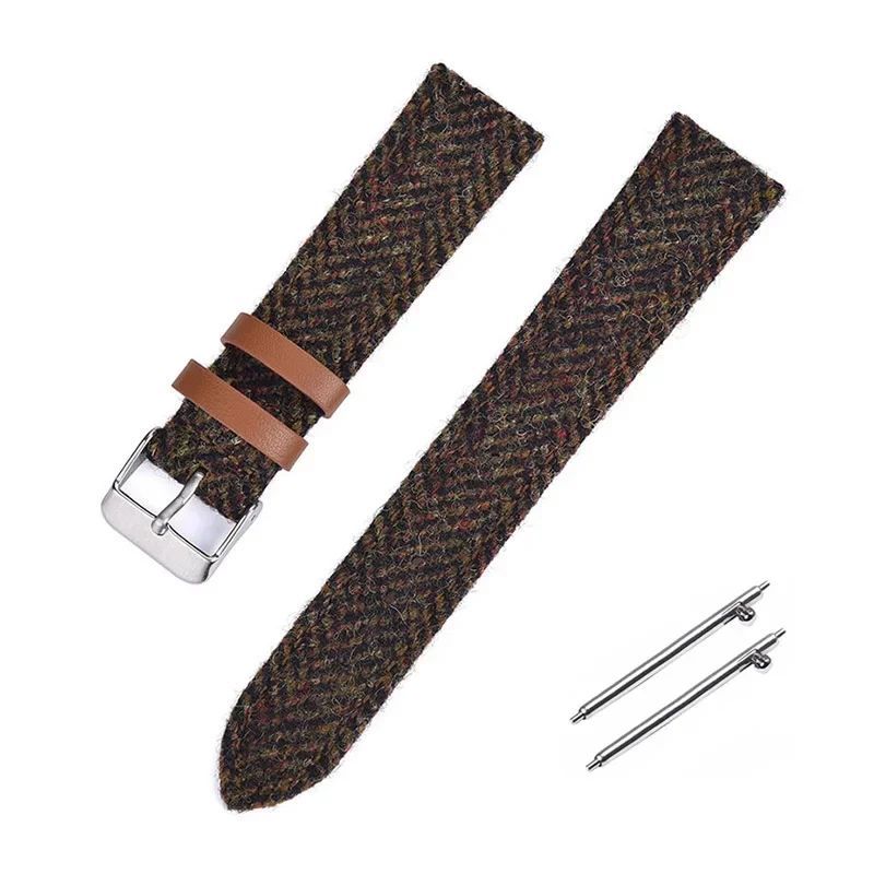Harris Woolen Fabric Strap 18mm 20mm 22mm
